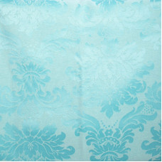 Toalha Jacquard Medalhão Azul Tiffany - 001274